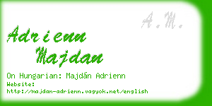 adrienn majdan business card